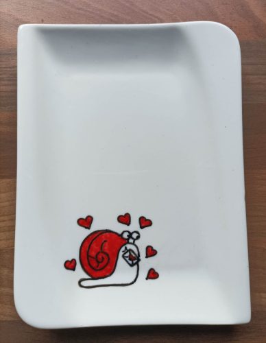 csigás teás készlet