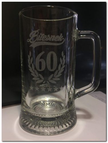 Gravírozott Söröskorsó 0,5l