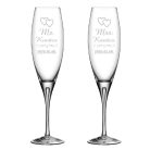 Esküvői pezsgőspohár gravírozás