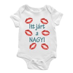 Gyerek body vicces felirat–Itt járt a Nagyi