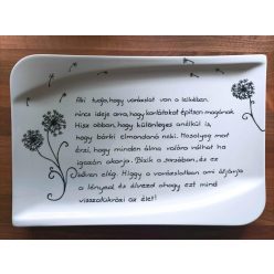   Születésnap , nyugdíjas búcsú,  esküvő nagy süteményes tál, kínáló tál 40 cm